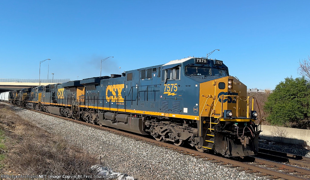 CSX 7575 and the whole 9 yards.